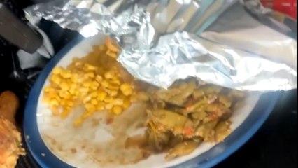 Little boy steals mom’s chicken and enjoys it without getting embarrassed at all