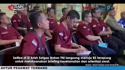 25 Satgas Nakes TNI Sudah Tiba di RS Terapung El Arish, Mesir