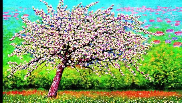 #JoliPrintempsAlsacien9 , #Peintures9, Joli9 , #Printemps9 , #Printemps10, #PlaylistDiaporamasPeinturesRaymondGLOTZ, Le diaporama représente des peintures à L’huile Sur toile ; Les champs fleuris, de sublimes villages, de merveilleuses vallées, des pays