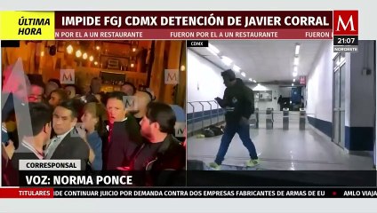 Detienen a Javier Corral en restaurante de CDMX mientras cena con reserva