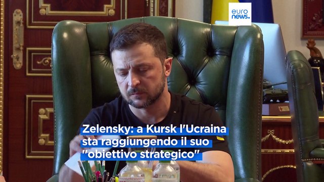 Incursione nella regione russa di Kursk, Zelensky: obiettivo strategico ma abbiamo bisogno di armi