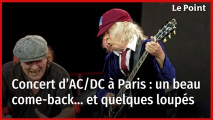 Concert d’AC/DC à Paris : un beau come-back… et quelques loupés