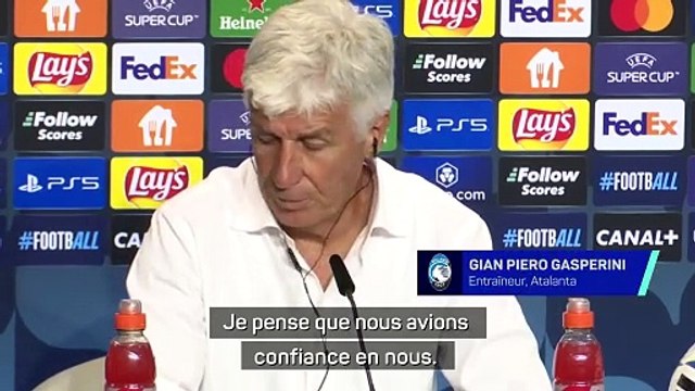 Gasperini : Nous avions pourtant confiance en nous...