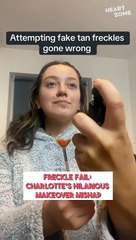 DIY Freckle Fail | Hilarious Beauty Mishap!