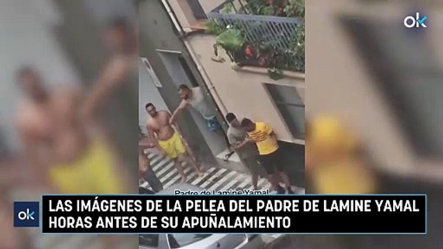 Las imágenes de la pelea del padre de Lamine Yamal horas antes de su apuñalamiento