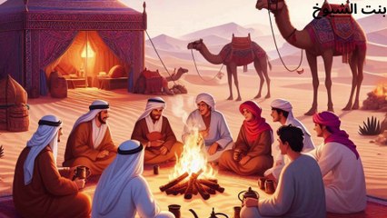 قصة قصيدة عبيد بن رشيد وشريده الصلبي بنت الشيوخ