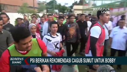 Ketum PSI Kaesang Serahkan Surat Rekomendasi ke Bobby Nasution untuk Maju Pilgub Sumut