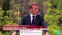 Replay: French President Emmanuel Macron's speech on 80th anniversary of Provence landings