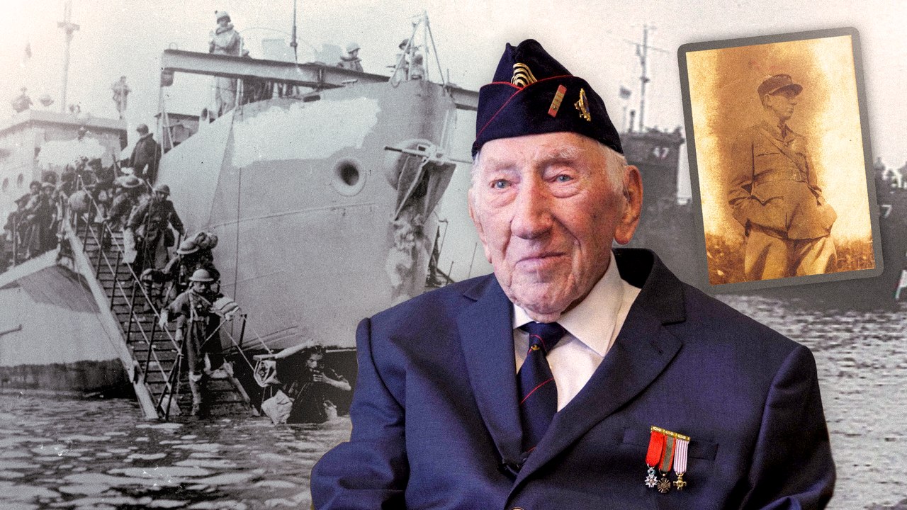Pierre Vilars, 108 ans, raconte la guerre et son débarquement en Provence en 1944