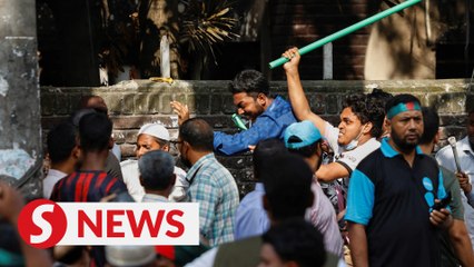 Students clash with Hasina supporters on Bangladesh's National Mourning Day