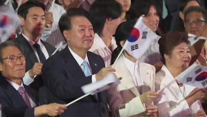 제79주년 광복절 경축식 개최...광복회 등은 불참 / YTN