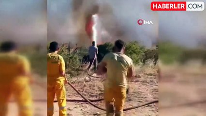 Yalova Mecidiye köyünde 2 noktada yangın: 1 ev alevlere teslim oldu