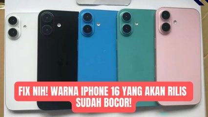 Fix Nih! Warna iPhone 16 yang Akan Rilis Bocor ke Publik