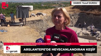 Malatya'daki Arslantepe Höyüğü'nde heyecanlandıran keşif
