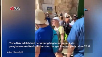 Massa Israel Serbu Masjid Al-Aqsa Pada Hari Libur Yahudi