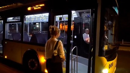 İETT'den kadın yolculara gece saatlerinde güvenli ulaşım imkanı