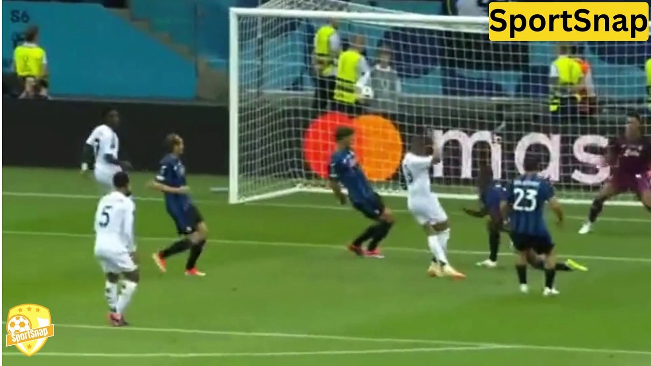 REAL MADRID VS ATALANTA BC  SUPER CUP kylian mbappe firts goal