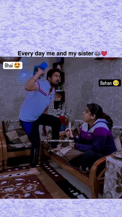 Everyday my friend and her brother#funny video #watched
