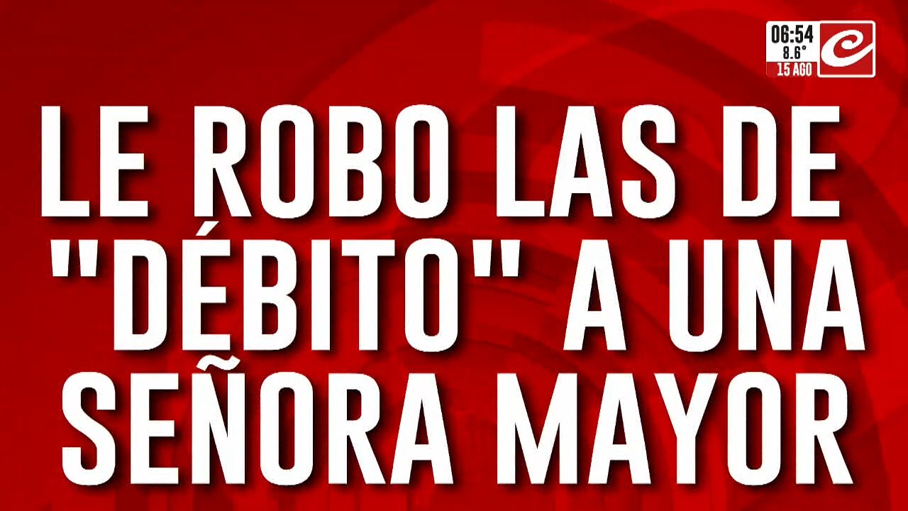 Robó tarjetas de débito y lo detuvieron por un insólito error