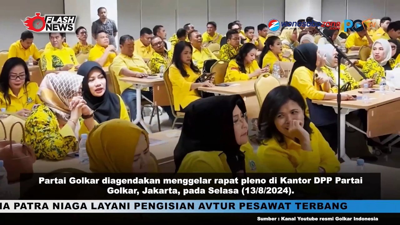 Partai Golkar Gelar Rapat Pleno untuk Tetapkan Plt Ketua Umum dan Jadwal Munaslub