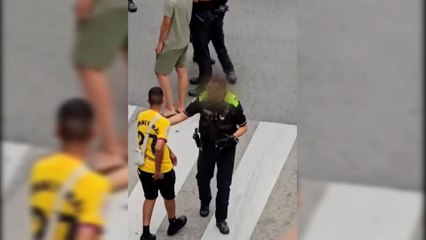 Imágenes del altercado previo al apuñalamiento del padre de Lamine Yamal