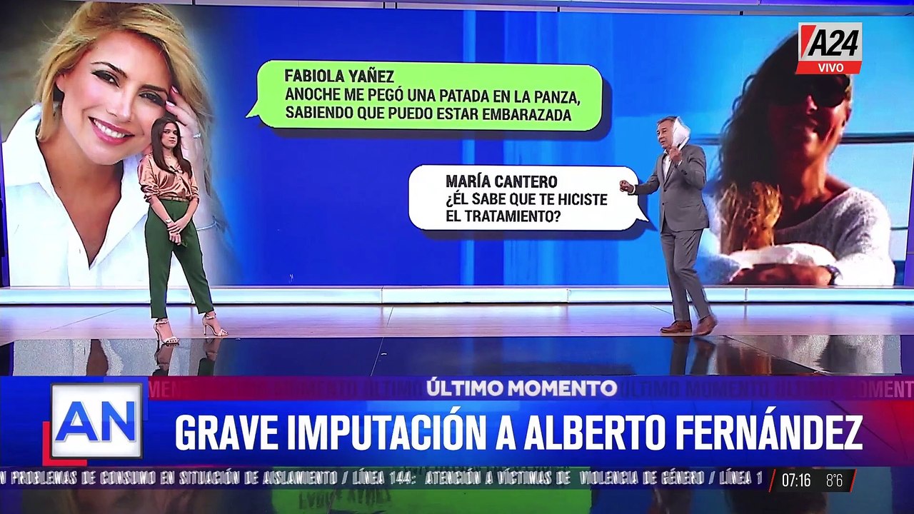 Revelaron los chats donde Fabiola Yáñez contó que Alberto Fernández le pegó cuando estaba embarazada