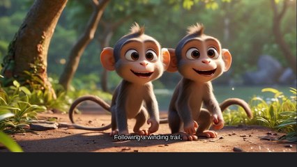 Little boy in jungle