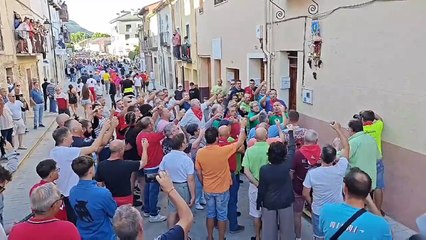 Encierro en las fiestas de Peñafiel