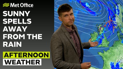 Met Office Afternoon Weather Forecast 15/08/24- Rain sinking southwards