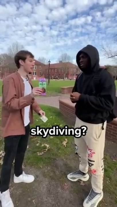 $100 To Skydive #mrbeast #shorts #skydive #Olympics trading