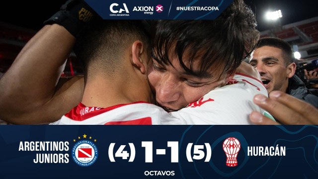 Argentinos Jrs. vs Huracán (1 (4) - 1 (5)) | Copa Argentina 2024 | Octavos