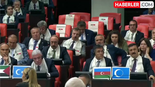 TBMM'de tarihi oturum! Mahmud Abbas, İsrail'e meydan okudu