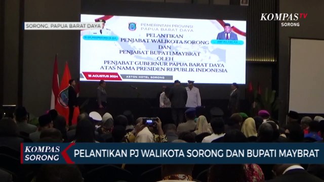 Dua Periode Jabat Pj Bupati Maybrat Benhard Rondonuwu Kini Dilantik Jadi Pj Walikota Sorong