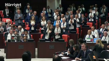 Filistin Devlet Başkanı Mahmud Abbas Meclis'e hitap etti