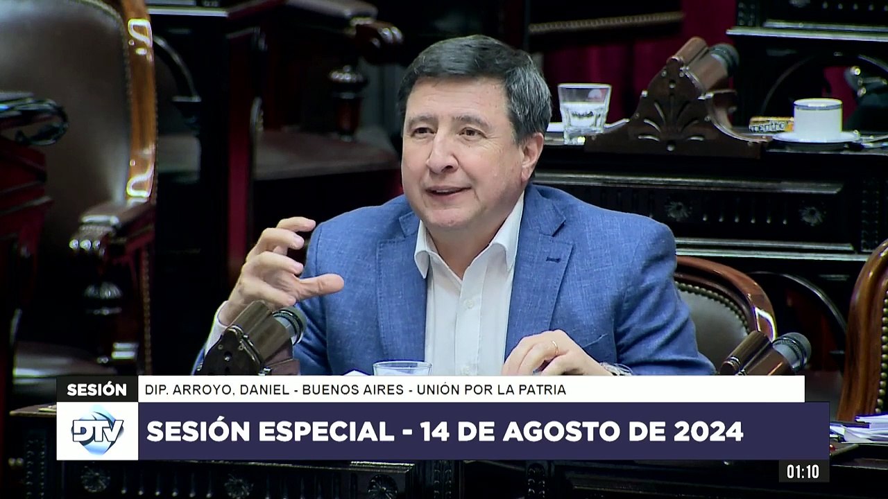 Diputado Arroyo, Daniel - UxP - Sesión Especial 14-08-2024 - Educación Esencial
