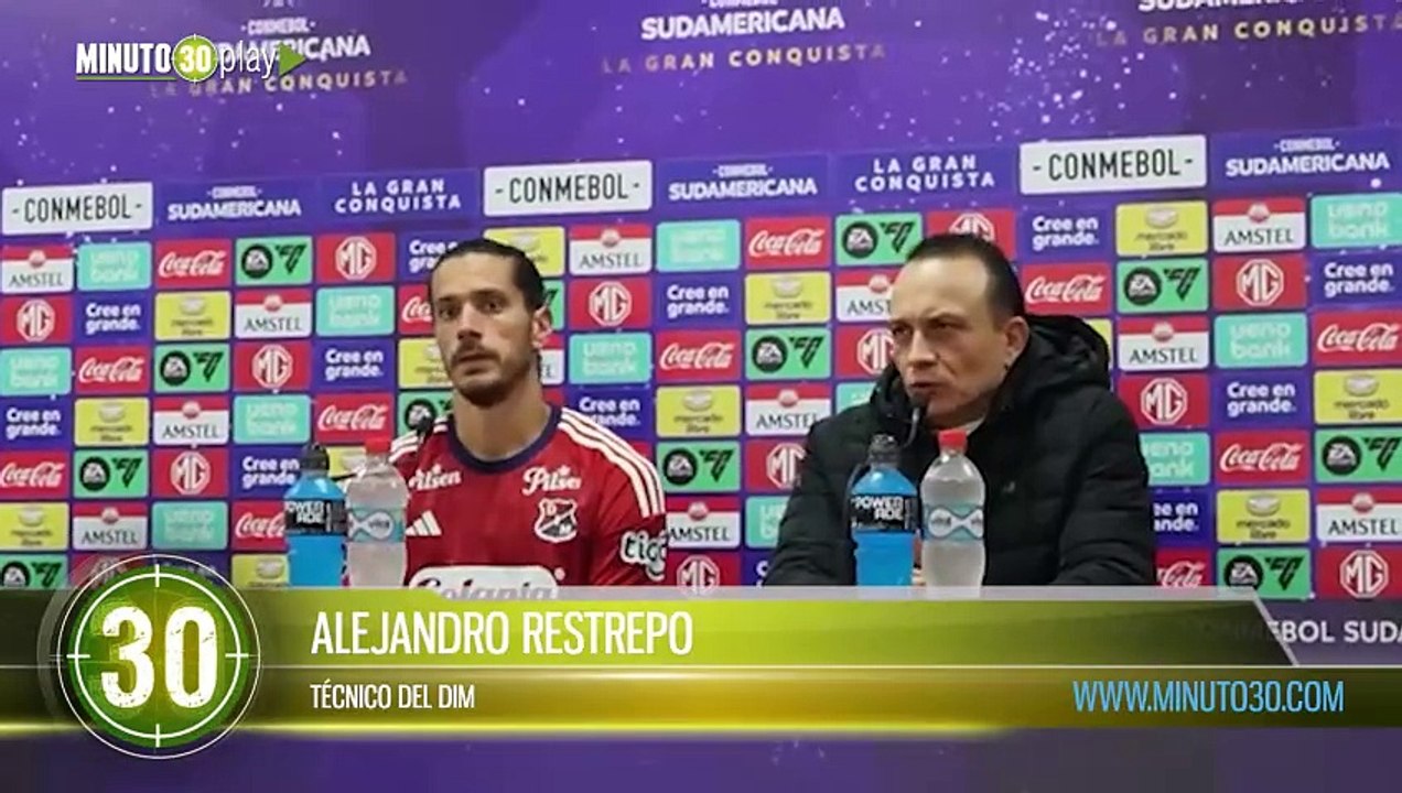 “Fue un resultado justo”  Alejandro Restrepo, técnico del DIM