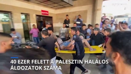40 ezer felett a palesztin áldozatok száma