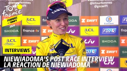 Post-race interview - Stage 5 - Tour de France Femmes avec Zwift 2024