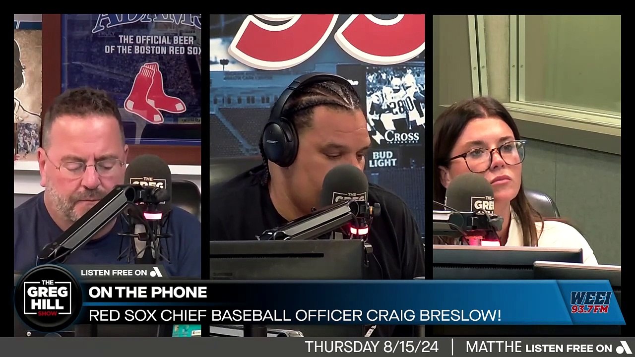 Red Sox Chief Baseball Officer, Craig Breslow, joins! Casas and Story updates!