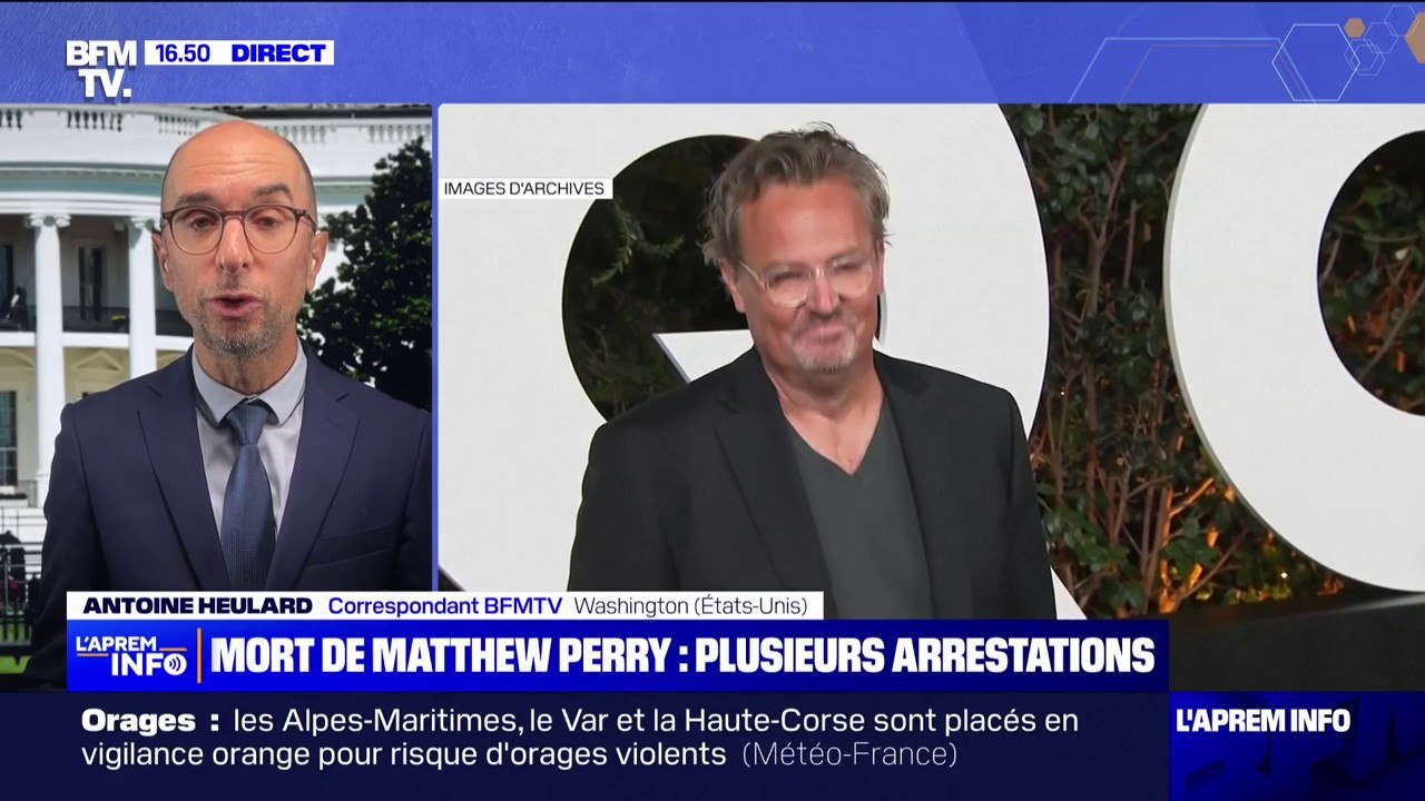 Mort de Matthew Perry: plusieurs arrestations en Californie en lien avec le décès de l'acteur