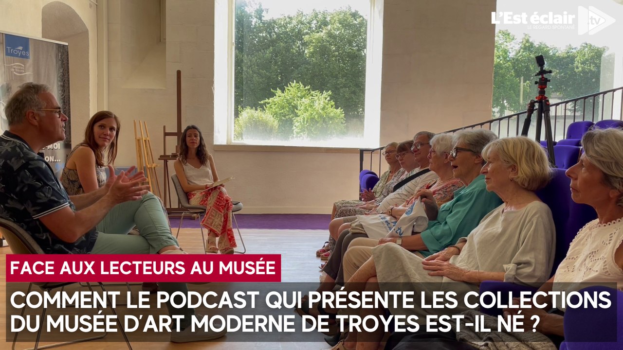 Comment le podcast qui présente les collections du musée d'Art moderne de Troyes est-il né ?
