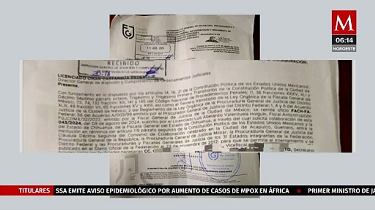 Fiscalía Anticorrupción de Chihuahua da comunicado tras intento de arresto contra Javier Corral