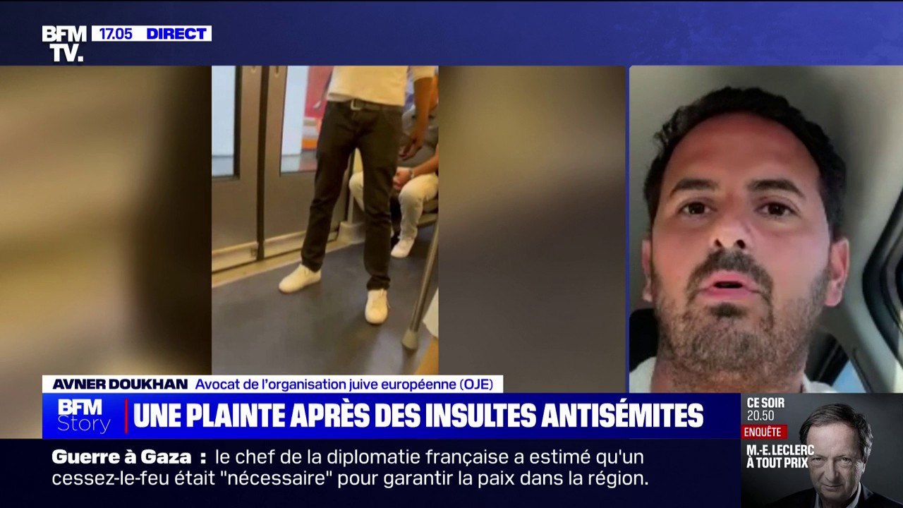 Insultes antisémites dans le métro: "La qualification pénale prise pour l'instant par les policiers est 'injure non publique', il y a un problème", estime l'avocat de la plaignante