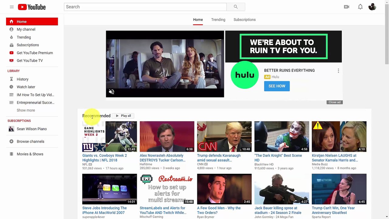Sucess with YouTube