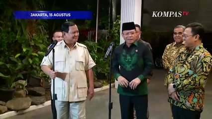 Jawab Prabowo Subianto saat Ditanya soal PDIP Ditinggalkan Partai Lain