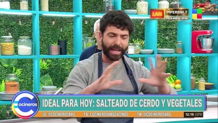 Nazareno Casero nos enseña cómo hacer un riquísimo wok de cerdo con vegetales 