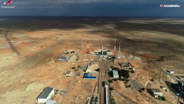 شاهد: روسيا تطلق مركبة شحن إلى محطة الفضاء الدولية من قاعدة بايكونور في كازاخستان