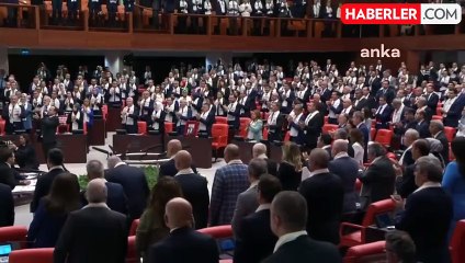 Filistin Devlet Başkanı Abbas, TBMM Genel Kurulu'nda konuştu