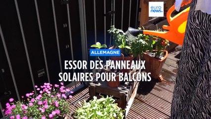 L'Allemagne connaît un essor des panneaux solaires pour balcons