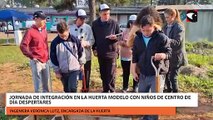 Jornada de integración en la huerta modelo con niños de Centro de día Despertares
